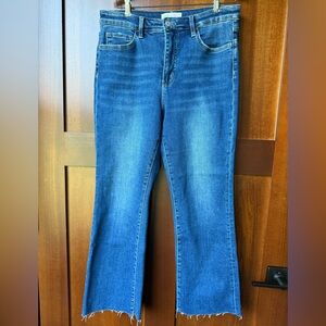 Women’s Lovervet Cropped Raw Hem Jeans Size 31/13